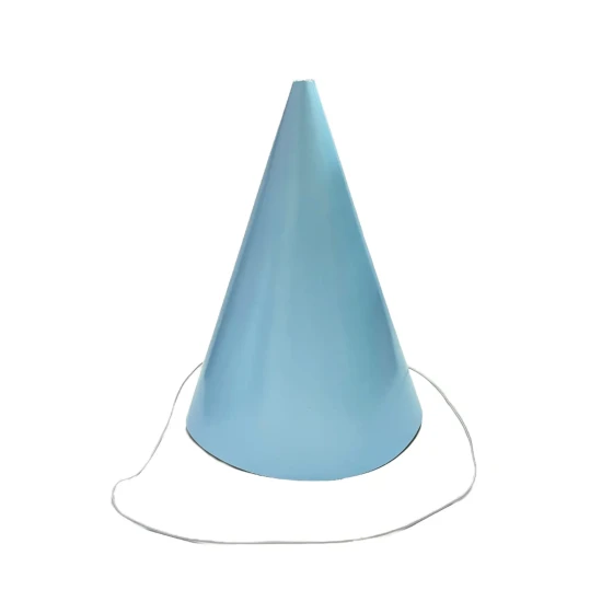 Pack of 6pcs Party Hats Birthday Party Favors, Light Blue