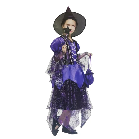 Witch Purple Dress - Kid’s Halloween Costume