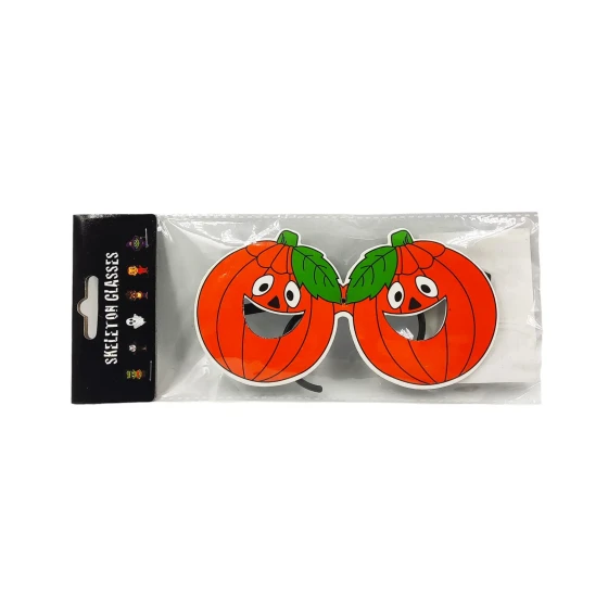 Spooky Paper Pumpkin Glasses - Halloween Costume Props