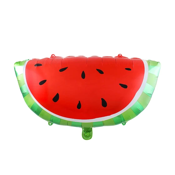 1pc 48x66cm Watermelon Slice Foil Balloon, Fruit Theme Decorations