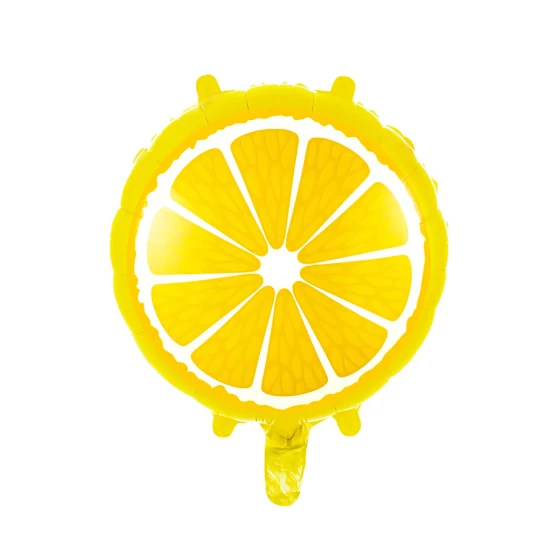 1pc 18″ Lemon Foil Balloon, Fruit Theme Decorations