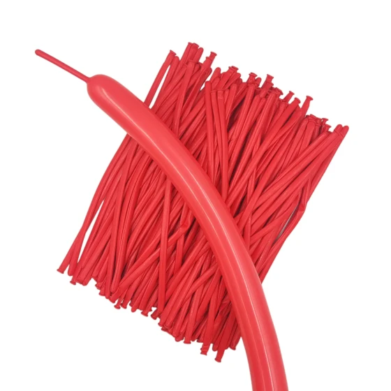 100-Pieces 260q Long Balloons, Red