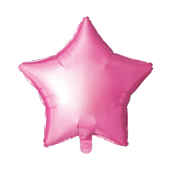 1pc 18″ Shiny Star Foil Balloon - Light Pink