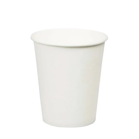 6-Pieces 9oz Disposable Paper Cups - White