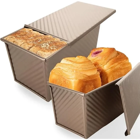 Ripple Texture Bread Loaf Pan 20.7cm x 12cm x 11cm