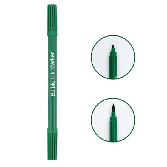 Chefmaster Double Sided Dark Green Colour Edible Marker