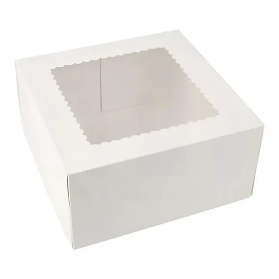 Square Cake Box 42cms*42cms*12cms Single Window