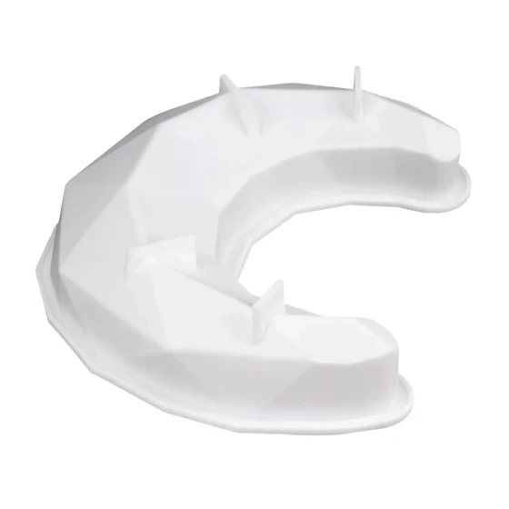 3D Diamond Moon Silicone Mould 7inch X 2.9inch
