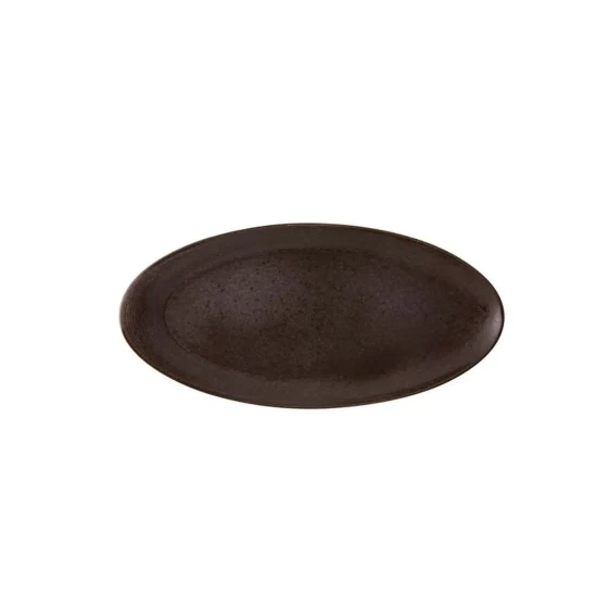 BRONZE OVAL TRAY 49 X23.6 X 3.6 CM