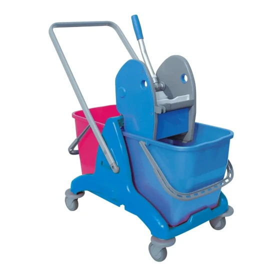 Tristar Double Mop Bucket Trolley 50LT (Blue, Green, Orange & Yellow) - IPC RS - Made in Italy
