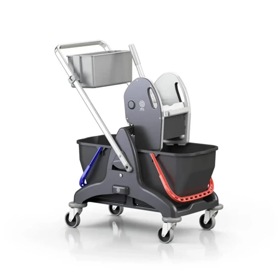 BIS Black Is Green Tristar Double Bucket Trolley (Black) - IPC RS - Made in Italy