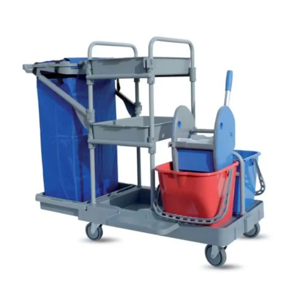 Polypropylene Multipurpose Cleaning/Service Trolley - IPC RS - Made in Italy