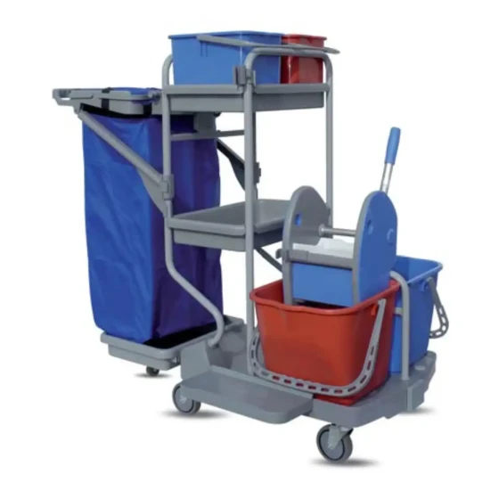 Compact Evolution Cleaning/Service Trolley - IPC RS - Made in Italy