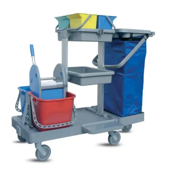 Multipurpose Service Trolley (With Double Bucket Trolley) - IPC RS - Made in Italy