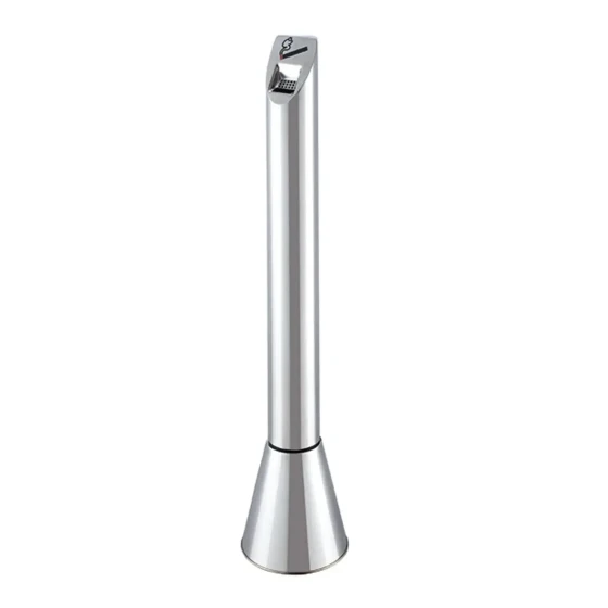 Stainless Steel Coated Ashtray Ground Bin - Hygiene System - Made in China