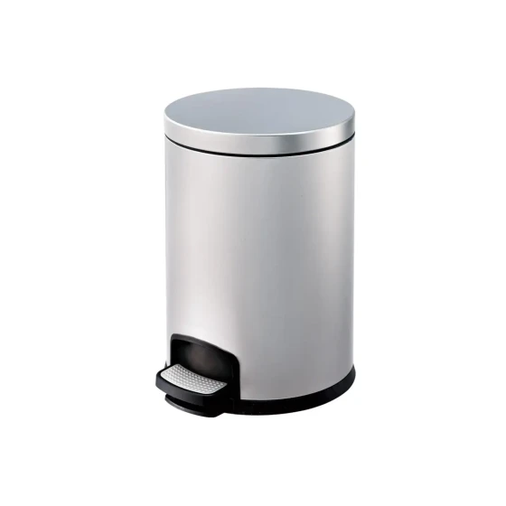 Stainless Steel Coated Dust Bin With Pedal 12LT - Hygiene System - Made in China