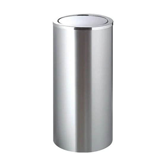 Stainless Steel Coated Swing Bin (24LT) - Hygiene System - Made in China