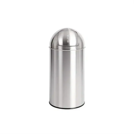 Stainless Steel Coated Push Bin 25LT - Hygiene System - Made in China