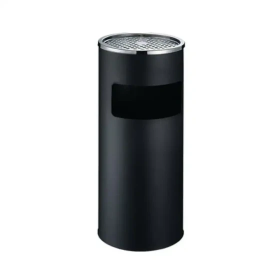 Epoxy Coated Black Ashtray Bin 17LT - Hygiene System - Made in China