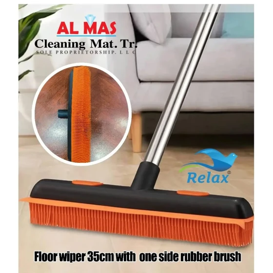 Relax Floor Wiper 35 cm - One Side Rubber Brush