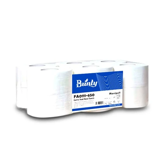 Maxi Roll BUNTY 2Ply High quality Glue Laminated 1.2 kg x 6 Rolls