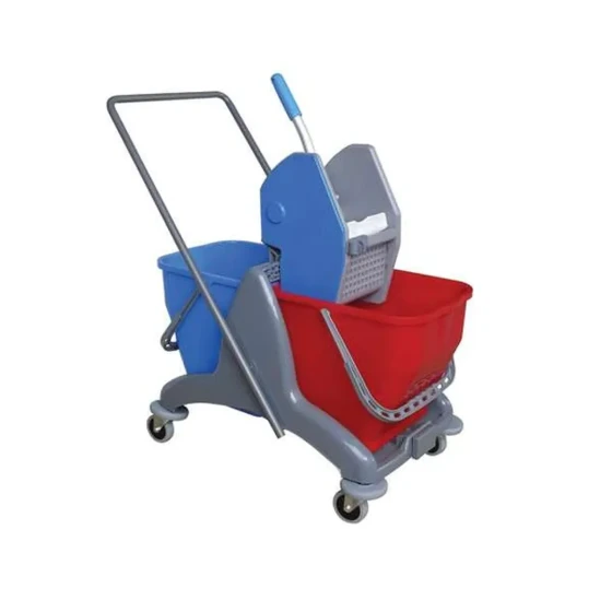 Double Bucket Trolley with plastic frame IT_CTA200