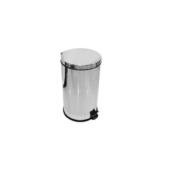 Steel Pedal Bin 20 Ltr, Mirror Polish, Size 29*44 cm