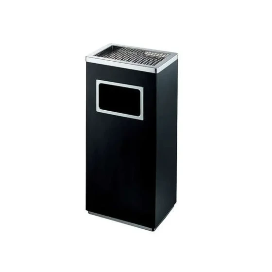Ashtray Bin Square Black_GPX24B_300x240x620mm