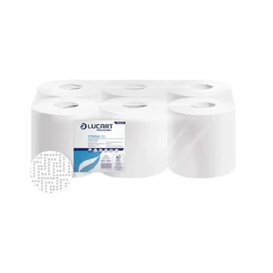 LUCART Italy Maxiroll,2 Ply,STRONG,Embossed,Pure Pulp 150Mtr,1.1Kg/Roll