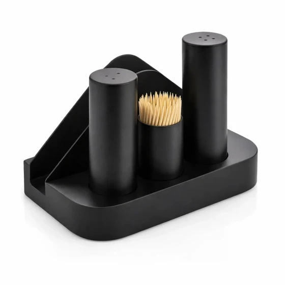 Salt & Pepper Set Black Coated