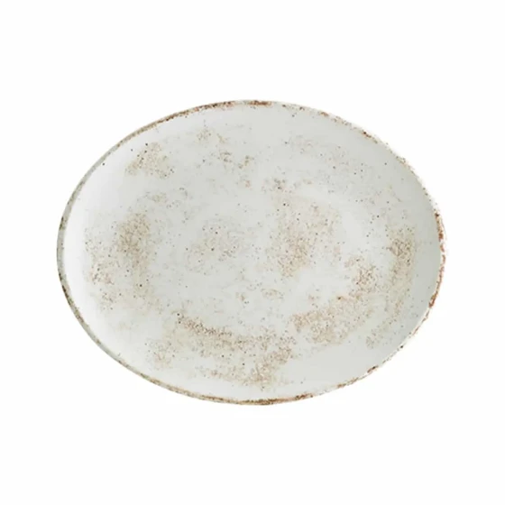 Moove Oval Plate Nacrous 31*24CM