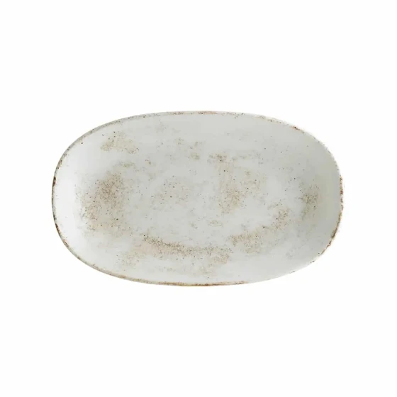 Gourmet Oval Plate Nacrous 15*8.5CM