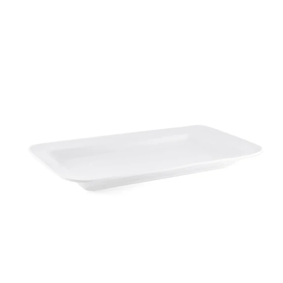 Ivory Porcelain Rectangular Buffet Plate