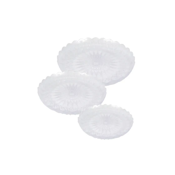 CRYSTAL PLATES ROUND 30 CM