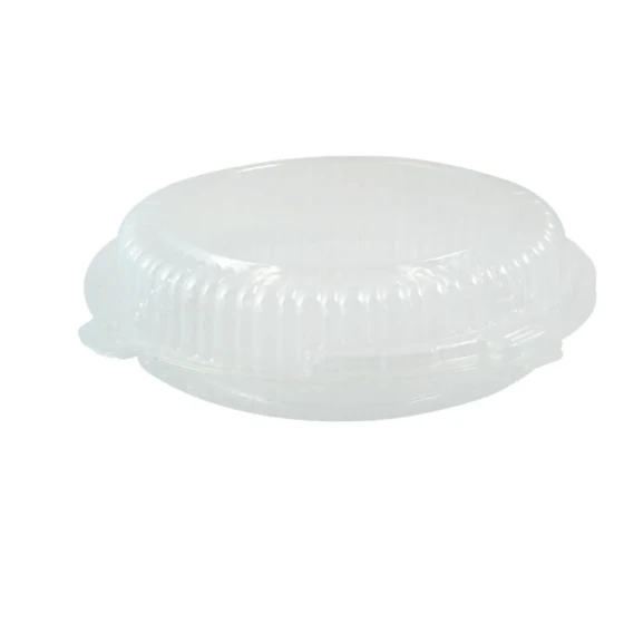 CLEAR ROUND BAKERY CONT. P1002 W/LID(SHALLOW)