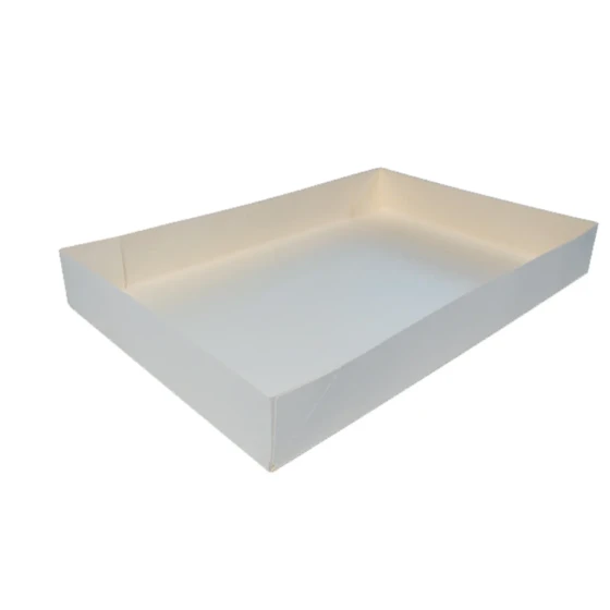 CAKE BOX W/WINDOW 62 X 42 X 13 CM W/LID