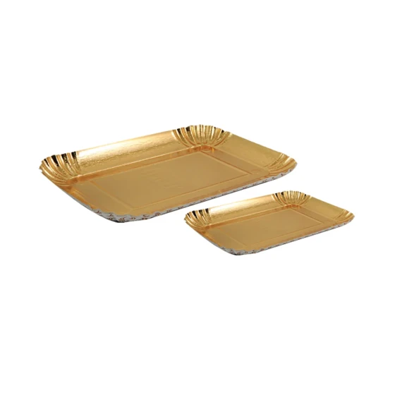 GOLD CARTON TRAY 5S (31.6 X 21)