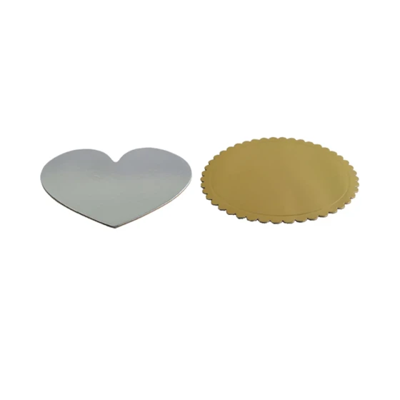 CAKE BOARD SILVER SQUARE 32 CM
