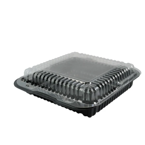 BLACK BAKERY SQUARE CONT. 252H1 WITH LID
