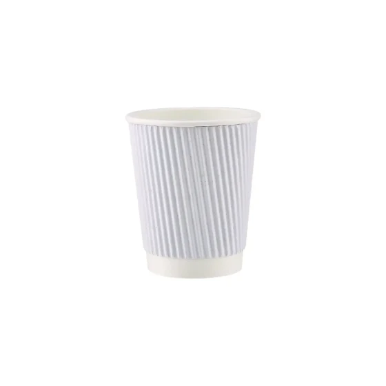 White Ripple Paper Cups