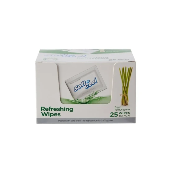 Soft n Cool Refreshing Wet Wipes Lemongrass Fragrance