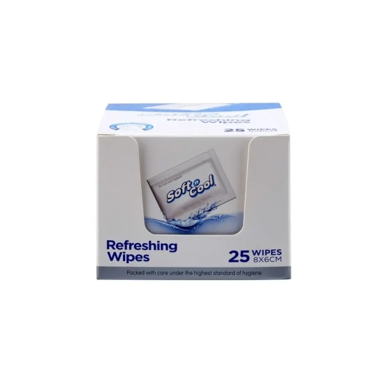 Soft n Cool Refreshing Wet Wipes 25 Pieces Box
