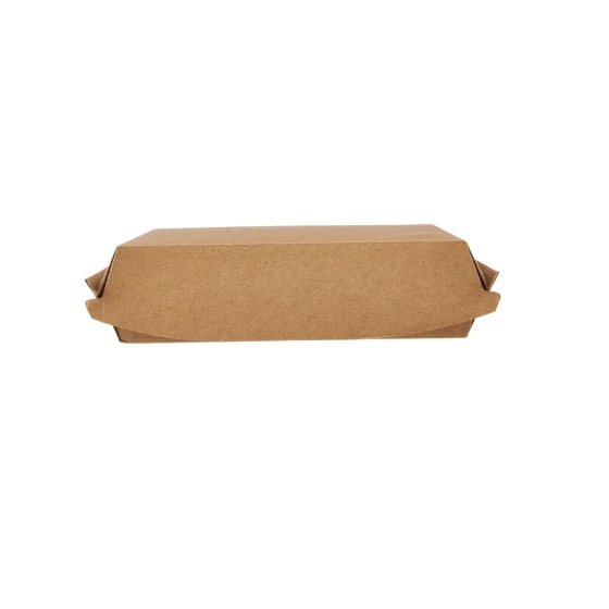 Kraft Flute Square Snack Box 163x163x47mm 250 Pieces