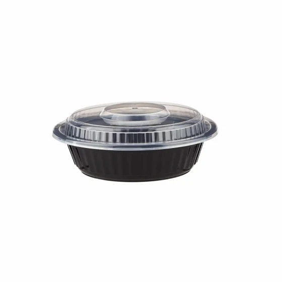 Black Base Heavy Duty Round Container 16 Oz 300 Pieces