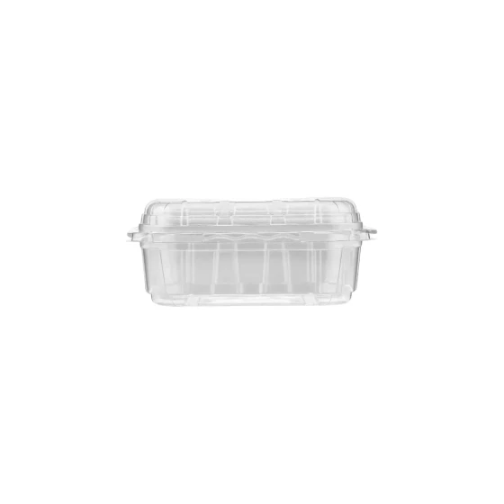 Clear PET Punnet Hinged Container