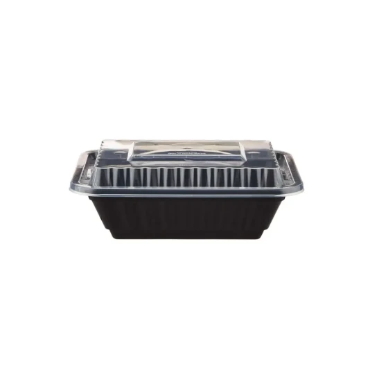 Black Base Rectangular Container 12 Oz 300 Pieces
