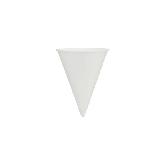 White Paper Cone Cups 4.5 oz
