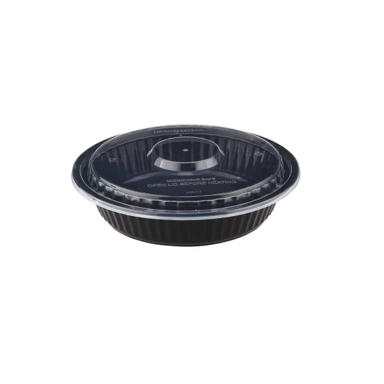 Black Base Heavy Duty Round Container 24 oz | 300 Pieces
