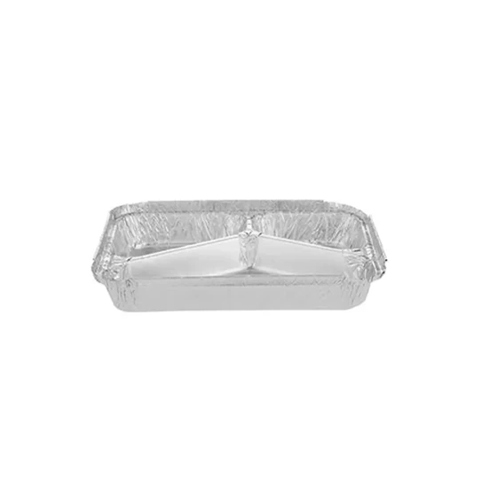Aluminium Container 3 Compartment 225x177x30mm 500 Pieces