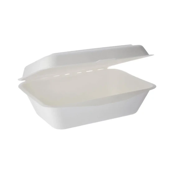 Bio-Degradable Hinged Container 7x5 Inch 500 Pieces
